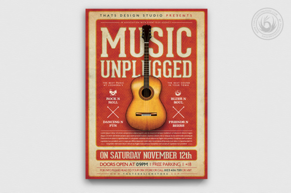 Download Live Concert Flyer Template V13 - Premium Resources